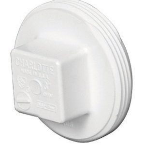 Charlotte Pipe Schedule 40 1-1/2 in. MPT X 1-1/2 in. D MPT PVC Clean-Out Plug