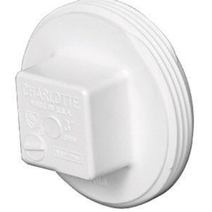 Charlotte Pipe Schedule 40 2 in. MPT X 2 in. D MPT PVC Clean-Out Plug