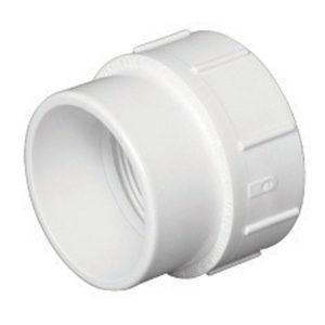 Charlotte Pipe Schedule 40 4 in. Spigot X 4 in. D FPT PVC Pipe Adapter