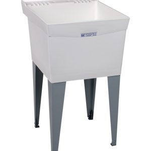 Mustee Utilatub 20 in. W X 24 in. D Single Polypropylene Laundry Tub