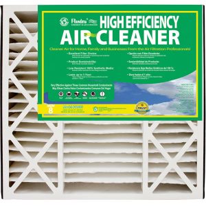 AAF Flanders 16 in. W X 25 in. H X 3 in. D Synthetic 8 MERV Pleated Air Filter 1 pk