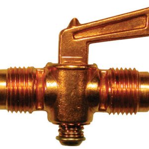 JMF Company Flare Brass Ground Plug Valve