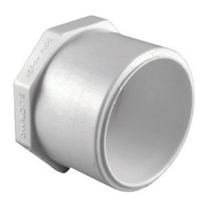 Charlotte Pipe Schedule 40 1 in. Spigot X 1 in. D Slip PVC Plug