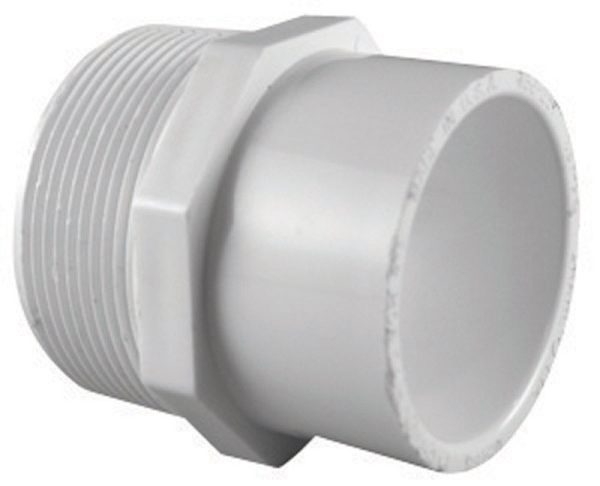 Charlotte Pipe Schedule 40 1 in. MPT X 3/4 in. D Slip PVC Pipe Adapter
