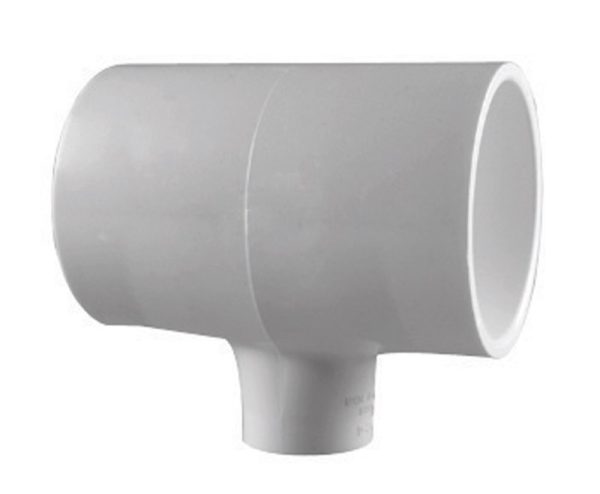 Charlotte Pipe Schedule 40 3/4 in. Slip X 3/4 in. D Slip PVC Reducing Tee