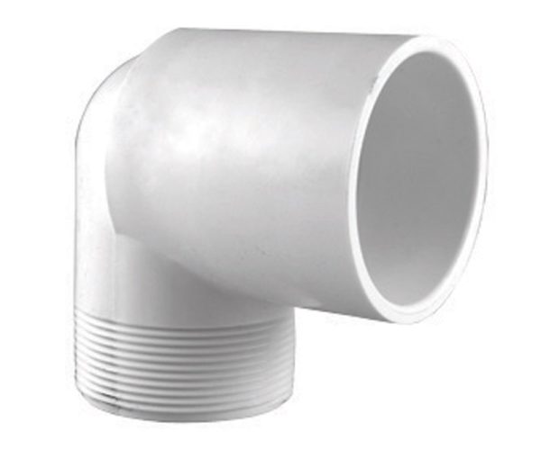 Charlotte Pipe Schedule 40 1/2 in. Slip X 1/2 in. D MPT PVC Street Elbow