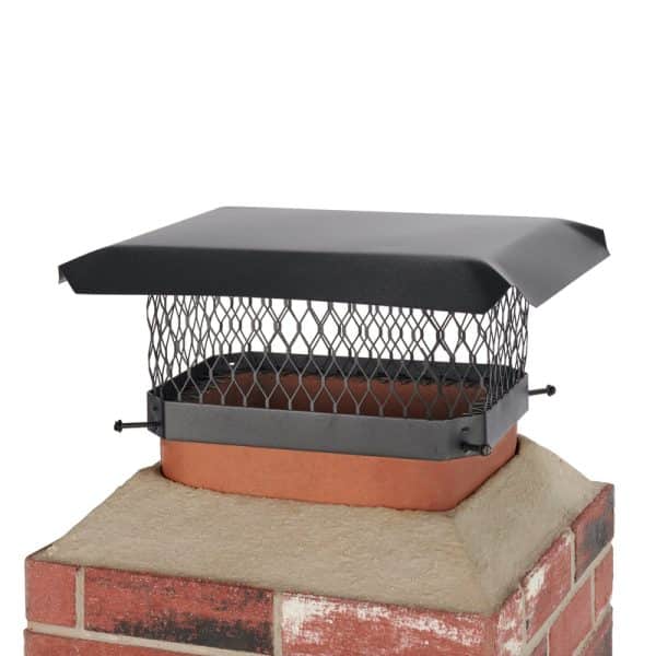 HY-C Shelter various in. Powder Coated Steel Chimney Cap