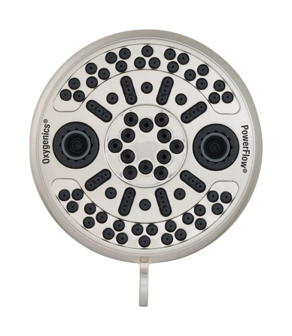 Oxygenics Nickel Nickel 3 settings Showerhead 1.75 gpm