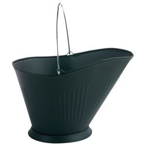 Panacea Black Matte Steel Coal Hod