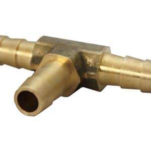 JMF Company Brass 5/16 in. D X 5/16 in. D Tee Connector 1 pk