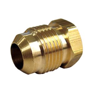 JMF Company 1/2 in. Flare Brass Hex Plug