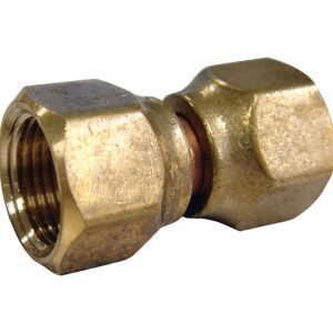 JMF Company 5/8 in. Flare X 1/2 in. D Brass Swivel Connector
