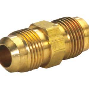 JMF Company 3/8 in. Flare X 1/4 in. D Flare Brass Union
