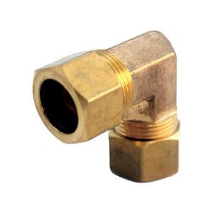 JMF Company 7/8 in. Compression X 7/8 in. D Compression Brass 90 Degree Elbow