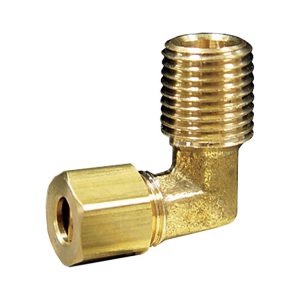 JMF Company 7/8 in. Compression X 3/4 in. D MPT Brass 90 Degree Street Elbow