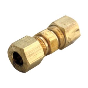 JMF Company 1/4 in. Compression X 3/16 in. D Compression Brass Union