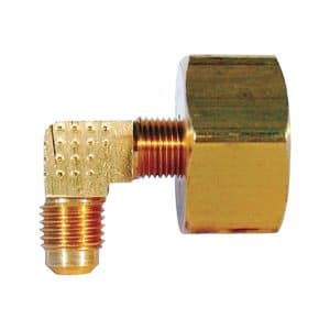 JMF Company 1/4 in. Flare X 3/4 in. D FHT Brass 90 Degree Elbow