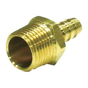 JMF Company Brass 1/4 in. D X 1/8 in. D Adapter 1 pk
