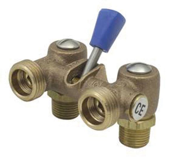Cash Acme 1/2 in. 3/4 in. MIP Bronze Shut-Off Valve