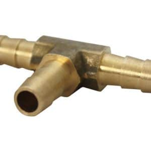 JMF Company Brass 1/4 in. D X 1/4 in. D Tee Connector 1 pk