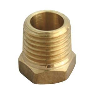 JMF Company 1/2 in. MPT X 1/8 in. D FPT Brass Hex Bushing