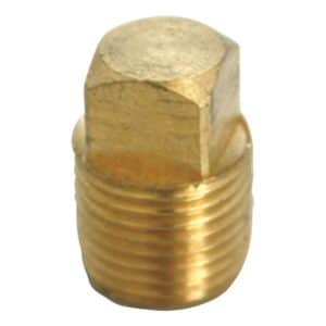 JMF Company 1/8 in. MPT Brass Square Head Plug