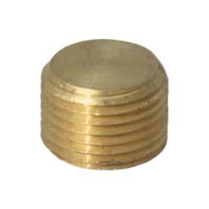 JMF Company 1/8 in. MPT Brass Counter Sunk Plug