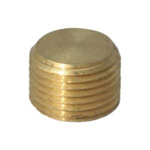 JMF Company 1/2 in. MPT Brass Counter Sunk Plug