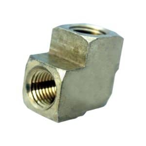 JMF Company 3/8 in. FPT X 1/4 in. D FPT Brass 90 Degree Elbow