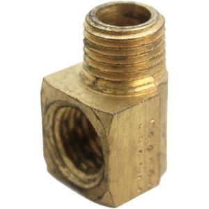 JMF Company 1/4 in. FPT X 1/4 in. D MPT Brass 90 Degree Street Elbow