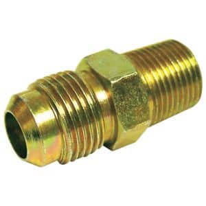 JMF Company 7/8 in. Flare X 3/4 in. D MPT Brass Connector