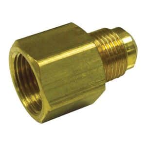 JMF Company 5/8 in. Female Flare X 1/2 in. D Male Flare Brass Reducing Adapter