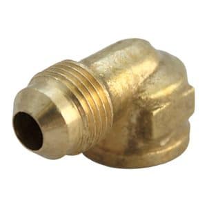 JMF Company 15/16 in. Flare X 3/4 in. D FPT Brass 90 Degree Elbow