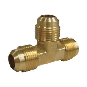 JMF Company 5/8 in. Flare X 5/8 in. D Flare Brass Tee