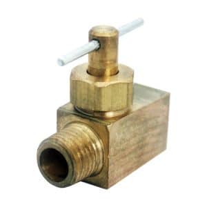 JMF Company 1/8 in. 1/8 in. Brass Needle Valve