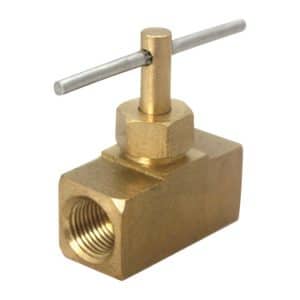 JMF Company 1/8 in. 1/8 in. Brass Needle Valve