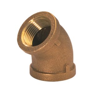 JMF Company 3/8 in. FPT X 3/8 in. D FPT Brass 45 Degree Elbow