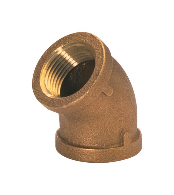 JMF Company 3/8 in. FPT X 3/8 in. D FPT Brass 45 Degree Elbow
