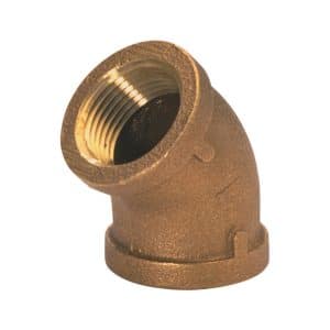 JMF Company 1 in. FPT X 1 in. D FPT Brass 45 Degree Elbow