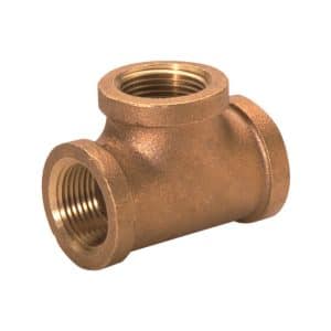 JMF Company 1/4 in. FPT X 1/4 in. D FPT Brass Tee