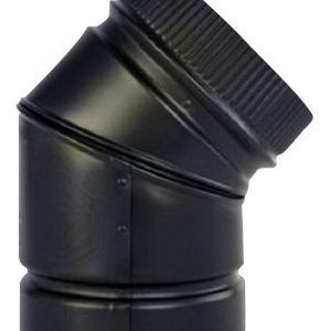 Selkirk 6 in. D X 6 in. D Adjustable 45 deg Aluminum Stove Pipe Elbow