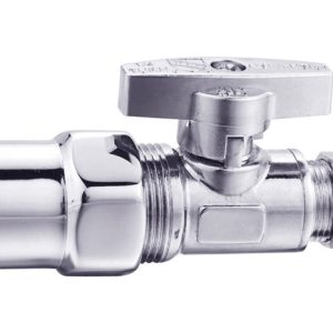 Keeney CPVC Compression Brass Straight Stop Valve