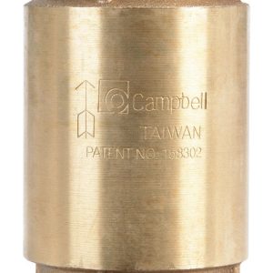 Campbell 1-1/2 in. D X 1-1/2 in. D Red Brass Spring Loaded Check Valve