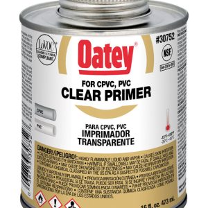 Oatey Clear Primer For CPVC/PVC 16 oz