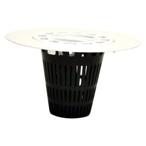 Danco 4-1/4 in. Polished Plastic Shower Drain Strainer