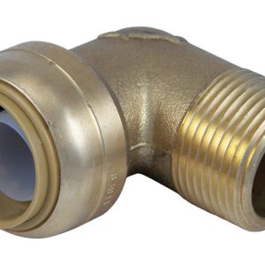 SharkBite Push to Connect 3/4 in. Push X 3/4 in. D MNPT Brass Elbow