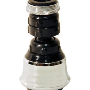 Danco Dual Thread 15/16 in.- 27M x 55/64 in.-27F Chrome Swivel Sprayrator