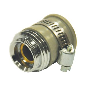 Danco 55/64 in.-27 or Female3/4 in. in. Brass Female/Male Garden Hose Aerator Adapter