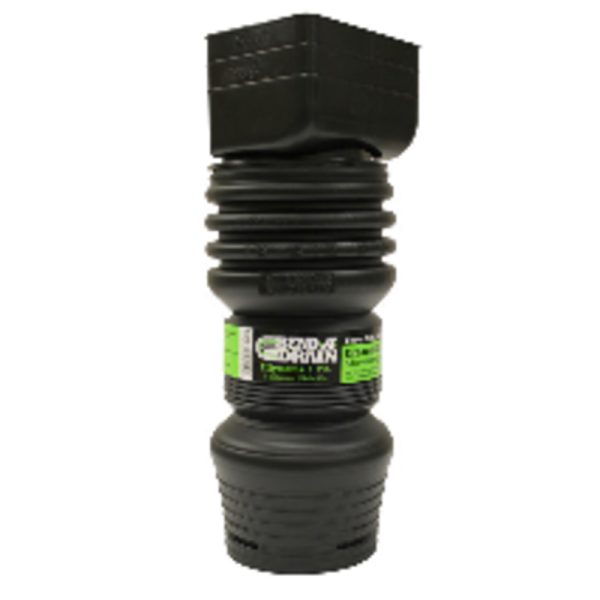 Advance Drainage Systems 4 in. Barb X 4 in. D Barb Polyethylene Downspout Extender Adapter