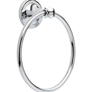 Delta Silverton Polish Chrome Towel Ring Die Cast Zinc